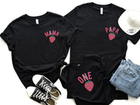 Cute Strawberry Pocket Design - Berry First Birthday Tee