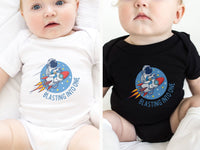 Astronaut Riding Space Ship - Blasting Into One Shirt