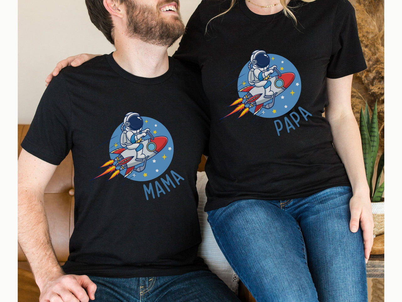 Astronaut Riding Space Ship - Blasting Into One Shirt