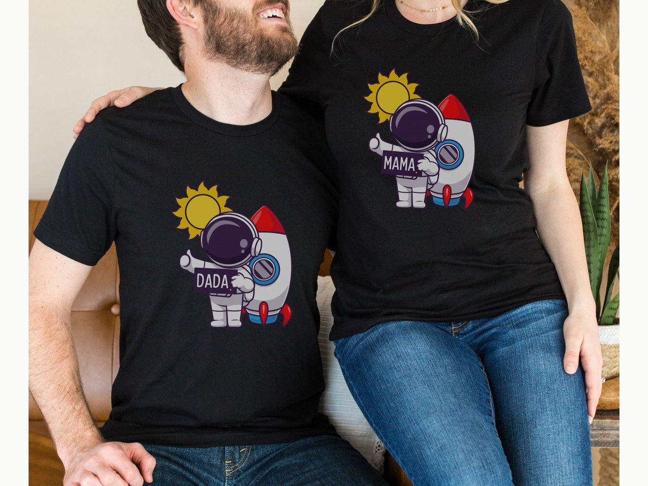 Personalized First Trip Around The Sun - Space Suit Rocket Tee