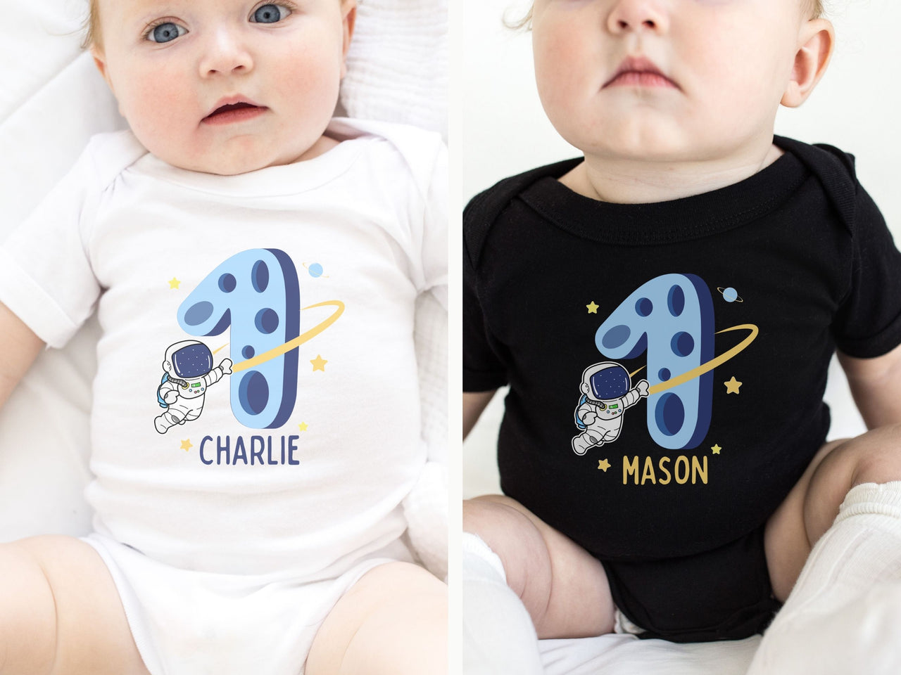 Personalized Moon Crater Birthday Shirt